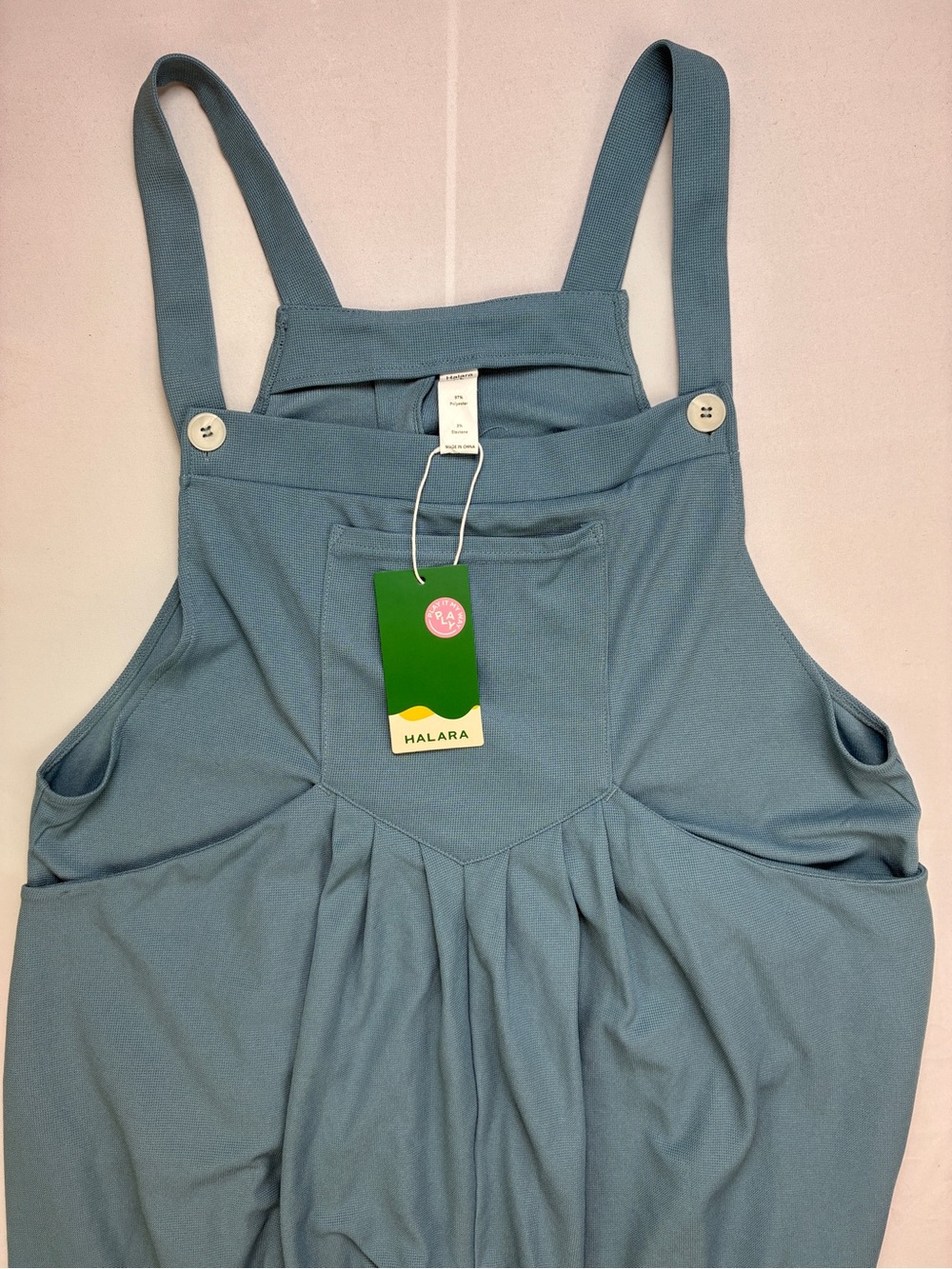 Halara Casual Wide-Leg Overalls Jumpsuit in Blue - Picture 5 of 17